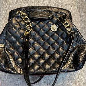 Brahmin 25th Anniversary Quilted Croc Bag